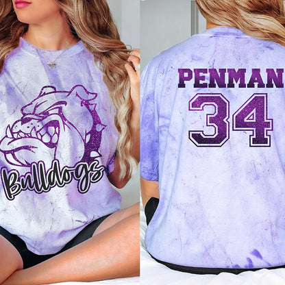 Personalized Mascot Name And Number Game Day Teacher Printed Super Soft T-Shirt