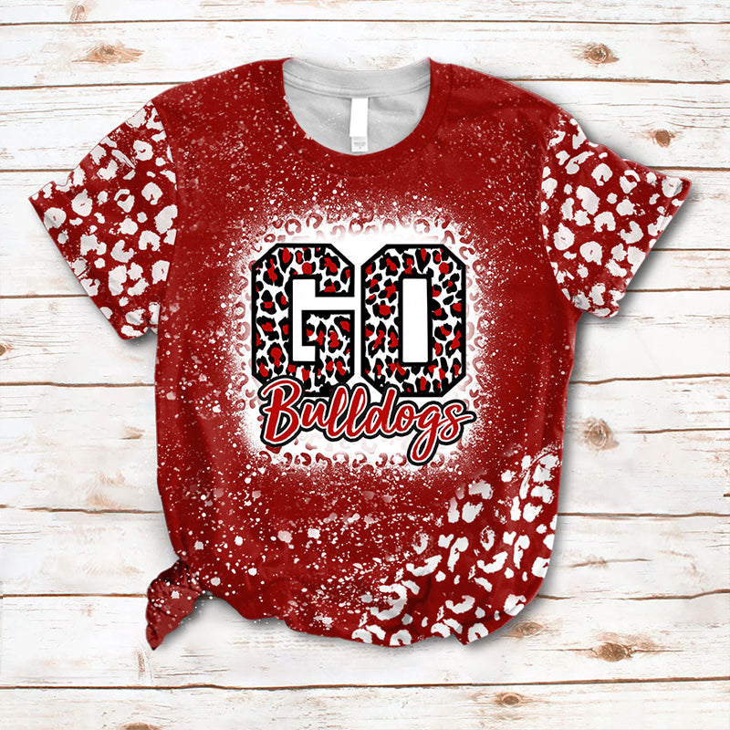 Personalized Leopard Print Go On Teacher Printed Super Soft T-Shirt