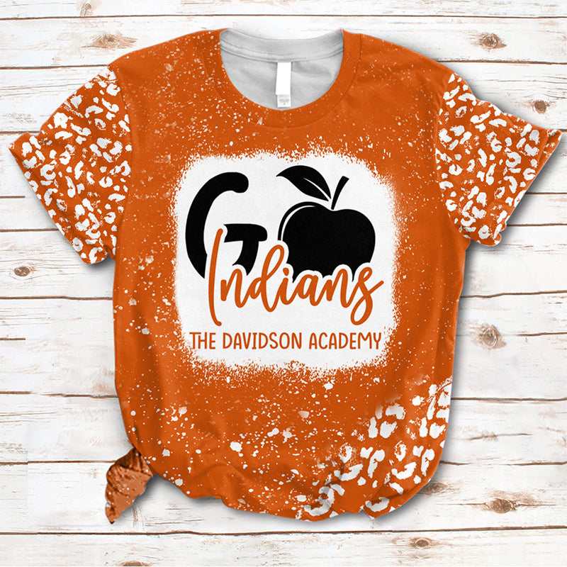 Personalized Go Cheer Up Mascot Teacher Printed Super Soft T-Shirt