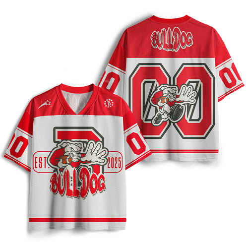 Personalized Number Bulldogs Teacher Mesh Jersey