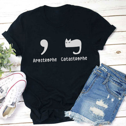 Apostrophe Catastrophe Teacher T-Shirt