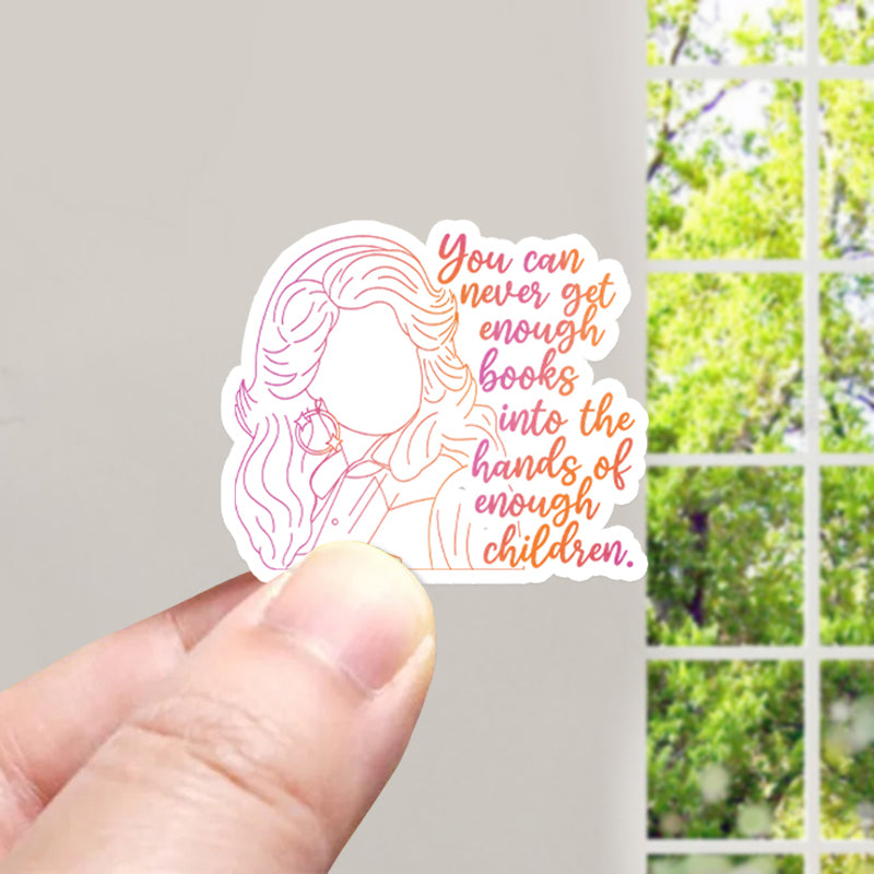 Dolly Book Quote Teacher Stickers