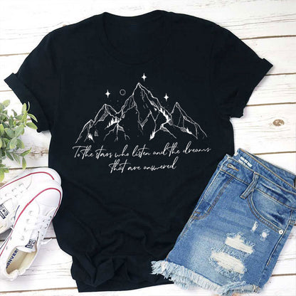 Acotar Night Court To The Stars Who Listen And The Dreams Teacher T-Shirt