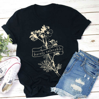 Barely Tolerable Teacher T-Shirt