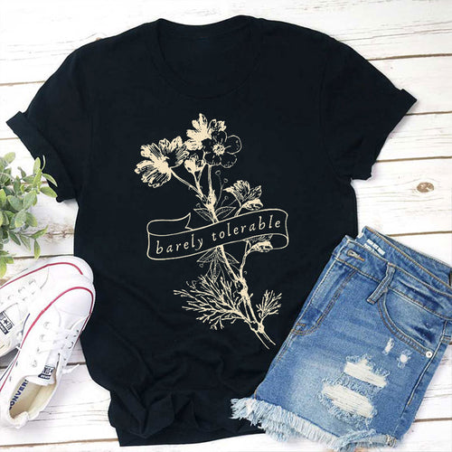 Barely Tolerable Teacher T-Shirt
