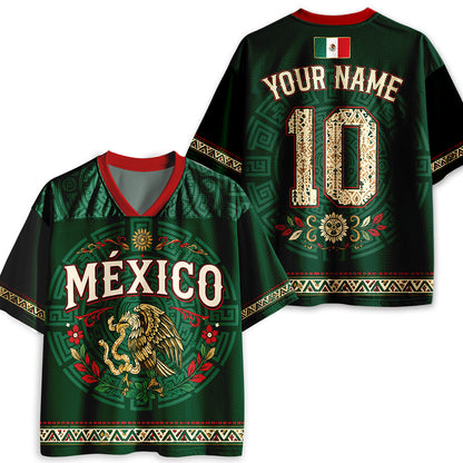 Personalized Name Mexico Teacher Mesh Jersey