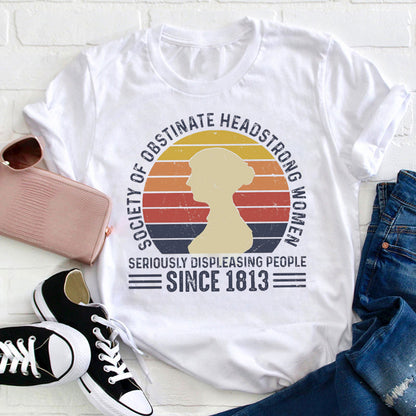 Book Society Of Obstinate Headstrong Teacher T-Shirt