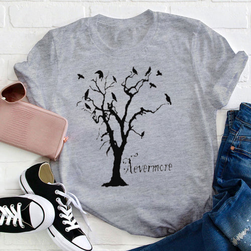 Dead Tree and Raven Teacher T-Shirt