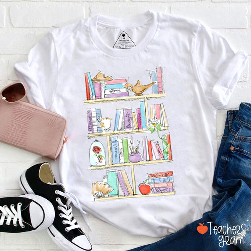 Princess Book Teacher T-Shirt