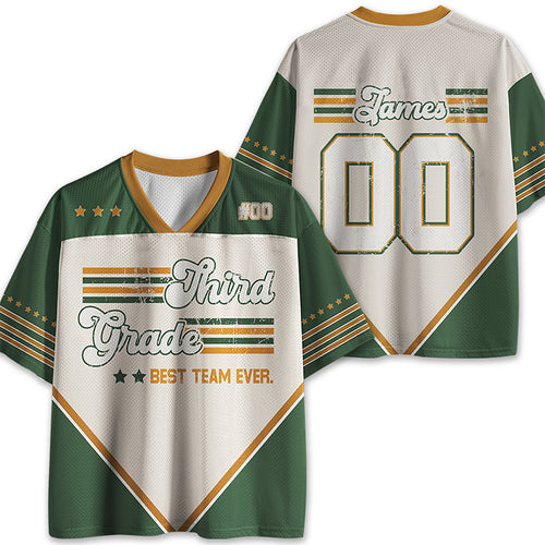Personalized Best Team Ever Teacher Mesh Jersey