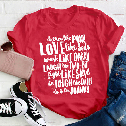 Famous Book Character Names Teacher T-Shirt