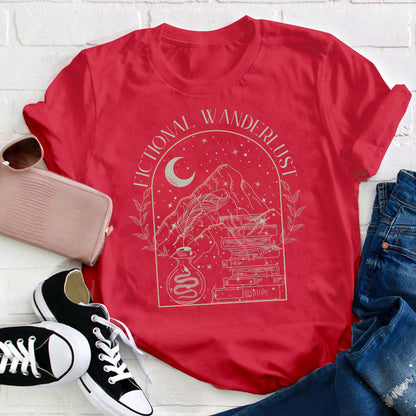 Fictional Wanderlust Teacher T-Shirt