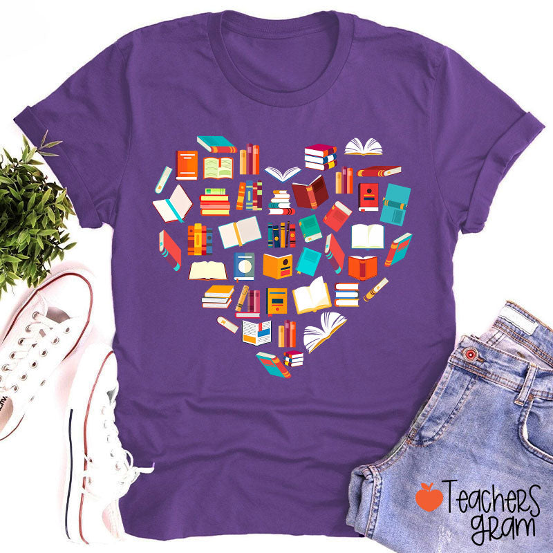 Book Lover Teacher T-Shirt