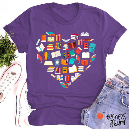 Book Lover Teacher T-Shirt