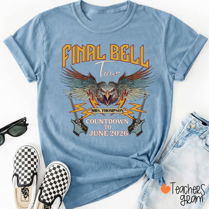 Personalized Funny Retirement Countdown Teacher T-Shirt