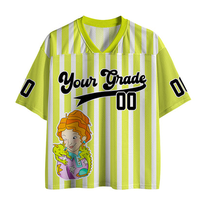Personalized Grade And Name Take Chances Teacher Mesh Jersey