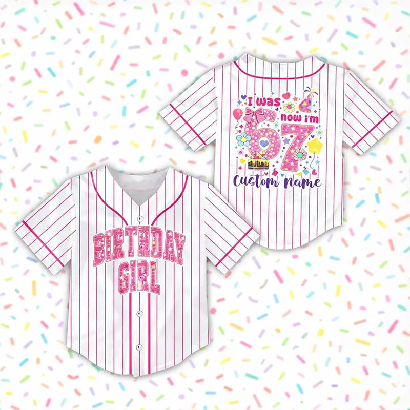 Personalized Meme 67 Six Seven Birthday Class Baseball Jersey