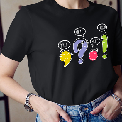 Punctuation Funny Grammar Teacher T-Shirt