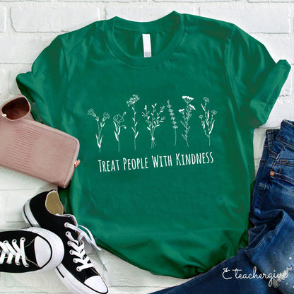 Treat People With Kindness Teacher T-Shirt