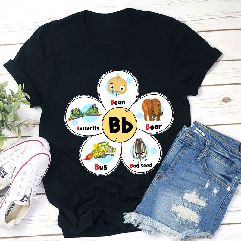 Food Group Butterfly Teacher T-Shirt
