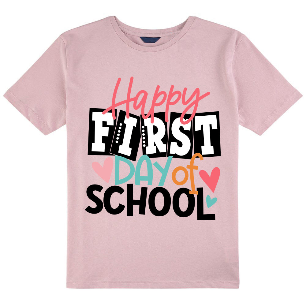 Happy First Day Of School Heart Class T-Shirt