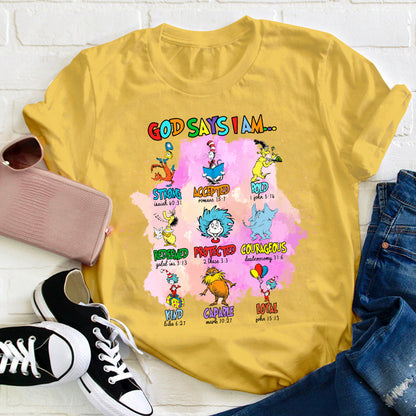 God Says I Am Teacher T-Shirt