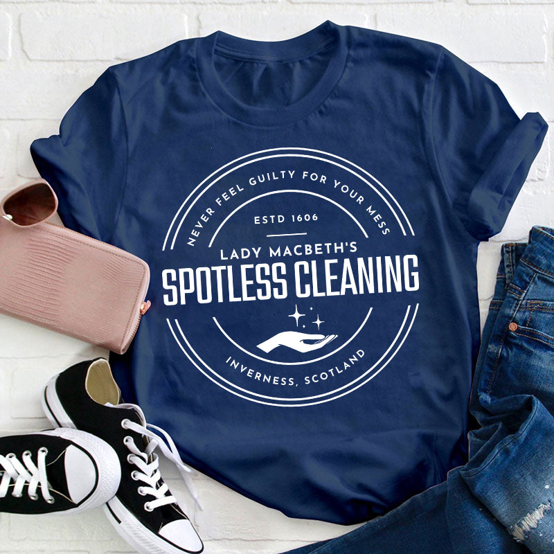 Spotless Cleaning Teacher T-Shirt