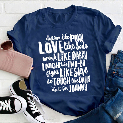 Famous Book Character Names Teacher T-Shirt