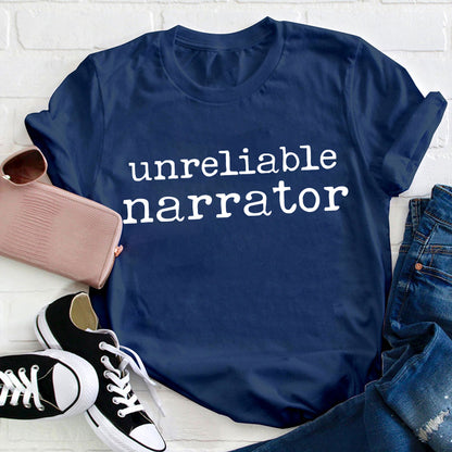 Unreliable Narrator Teacher T-Shirt
