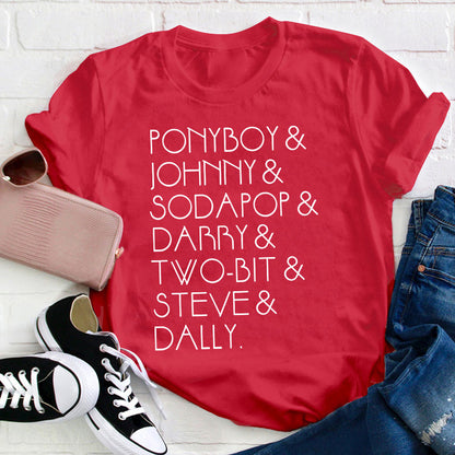 Literature Characters Teacher T-Shirt