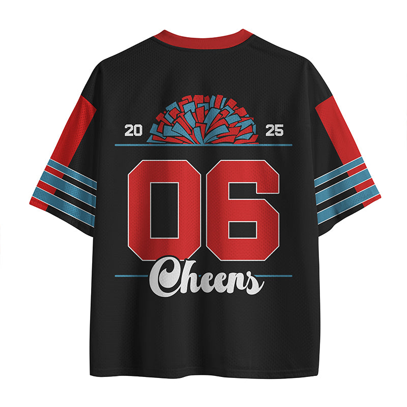 Personalized Mascot Cheers Game Day Teacher Mesh Jersey