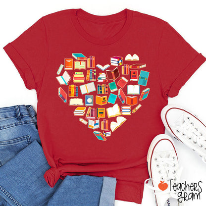 Book Lover Teacher T-Shirt