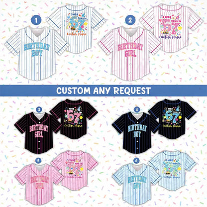Personalized Meme 67 Six Seven Birthday Class Baseball Jersey