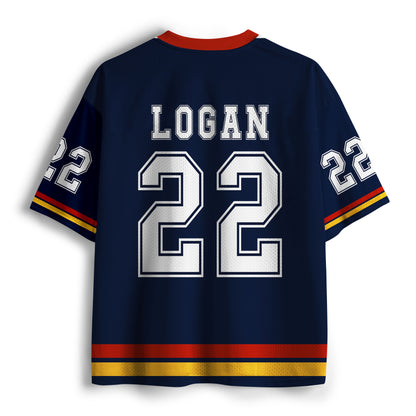Personlized College Campus Hockey Teacher Mesh Jersey