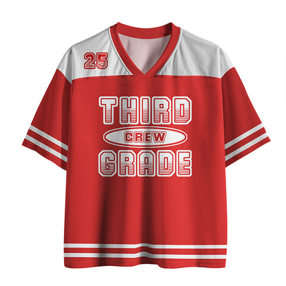 Personalized Grade Crew Team Teacher Mesh Jersey