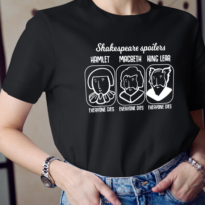 Funny Literature Spoilers Teacher T-Shirt