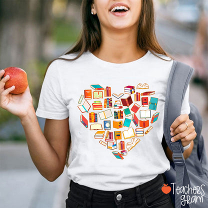 Book Lover Teacher T-Shirt