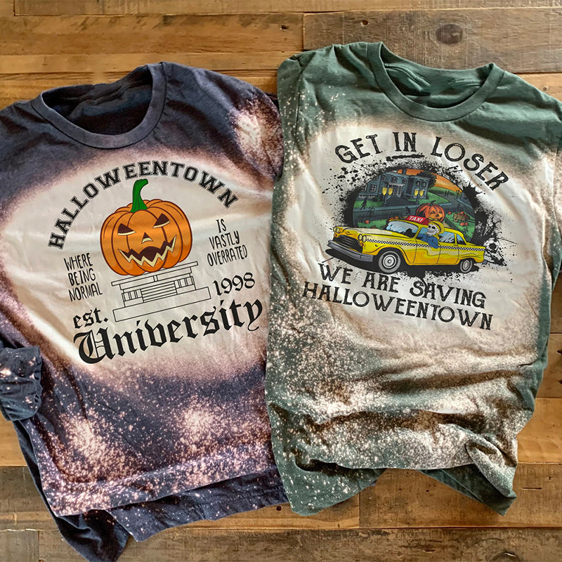 Personalized Halloweentown Get in Losers Teacher Printed T-Shirt