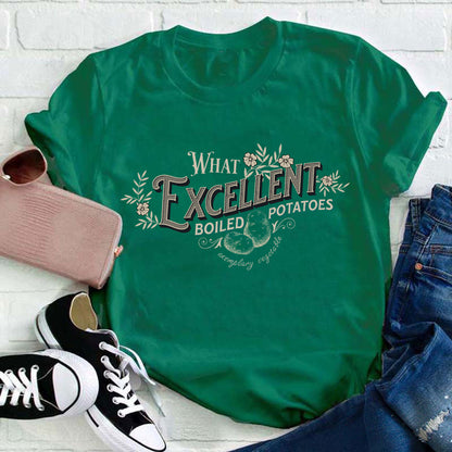Pride And Prejudice What Excellent Boiled Potatoes Teacher T-Shirt