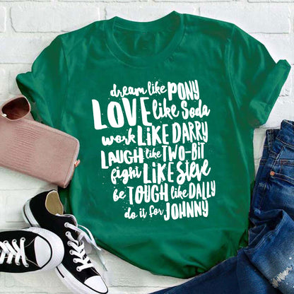 Famous Book Character Names Teacher T-Shirt
