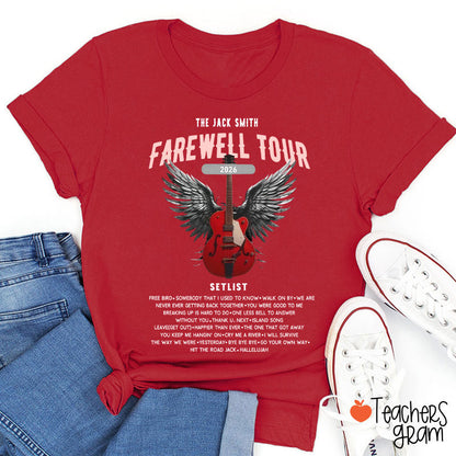 Personalized Retirement Funny Music-themed Teacher T-Shirt