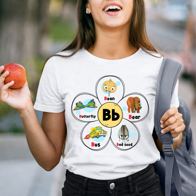 Food Group Butterfly Teacher T-Shirt