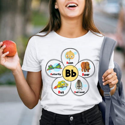 Food Group Butterfly Teacher T-Shirt