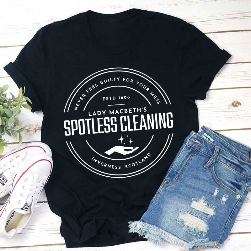 Spotless Cleaning Teacher T-Shirt