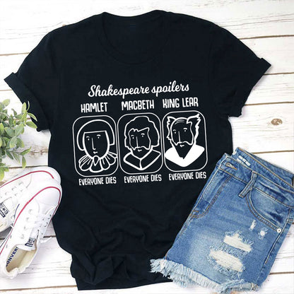 Funny Literature Spoilers Teacher T-Shirt