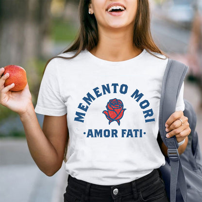 Memento Mori Amor Fati Teacher T-Shirt