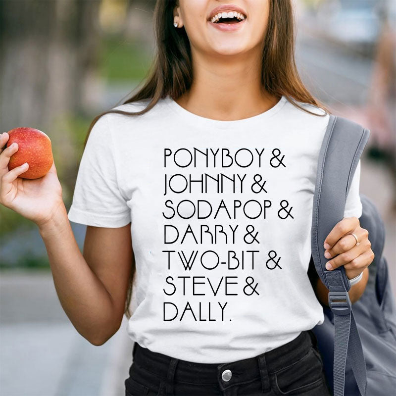 Literature Characters Teacher T-Shirt