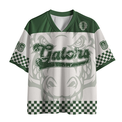 Personalized Mascot School Spirit Game Day Teacher Mesh Jersey