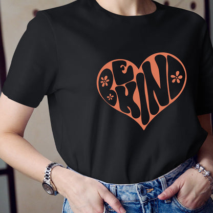 Be Kind Heart Teacher T-Shirt
