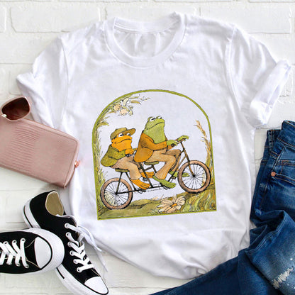 Frog And Friend Literature Teacher T-Shirt